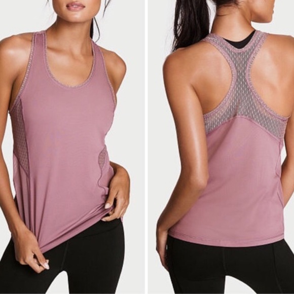 Victoria's Secret Tops - Victoria SPORT Mauve Rose Razor Back Tank